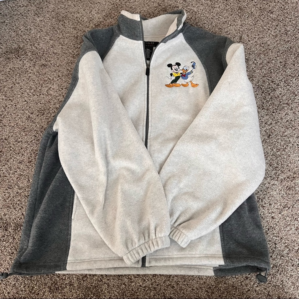 Vintage Mickey Mouse and Donald Duck Full Zip-up